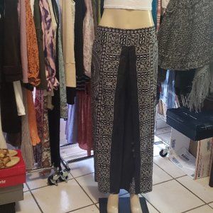 No Name Black and White Harem Pants OSM